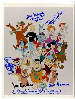 The Jetsons Creators and Character Voices Signed 8x10 Photograph 